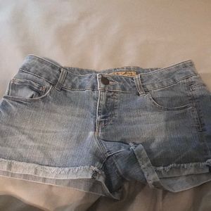 Denim shorts